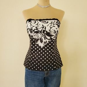 White House Black Market Strapless Blouse/Top